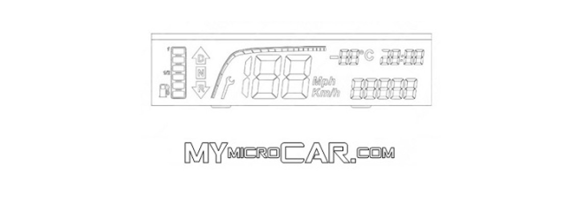 DISPLAY LCD STRUMENTAZIONE CRUSCOTTO - LIGIER XTOO