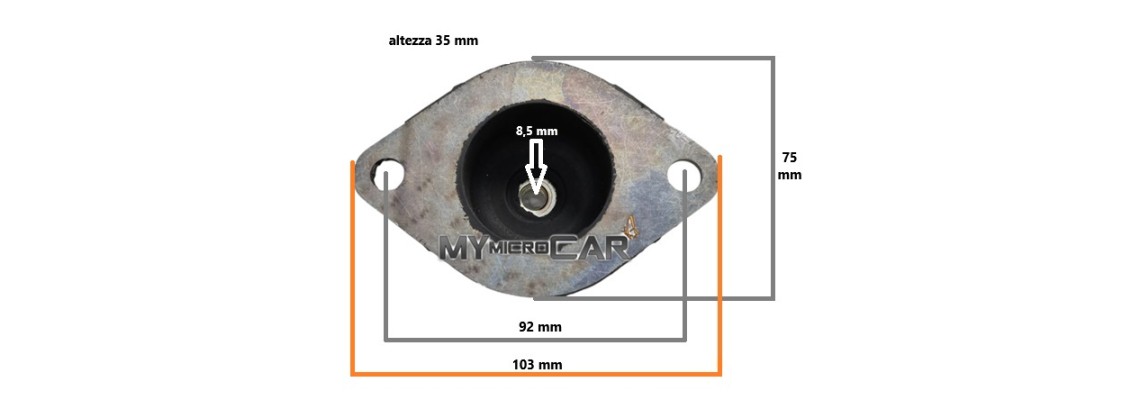 SILENT BLOCK SUPPORTO MOTORE - GRECAV