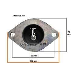 SILENT BLOCK SUPPORTO MOTORE - CASALINI - GRECAV