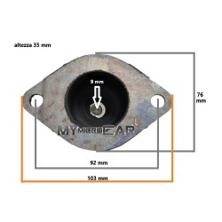 SILENT BLOCK SUPPORTO MOTORE - originale - CASALINI