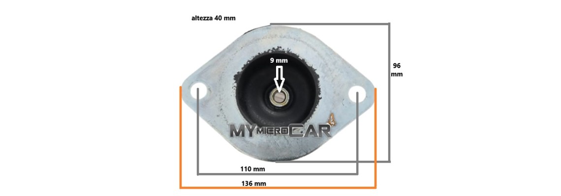 SILENT BLOCK SUPPORTO MOTORE - originale - CASALINI M14