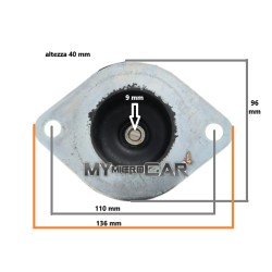 SILENT BLOCK SUPPORTO MOTORE - originale - CASALINI M14