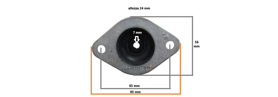 SILENT BLOCK SUPPORTO MOTORE - originale - CASALINI M20 Trofeo / GranSport